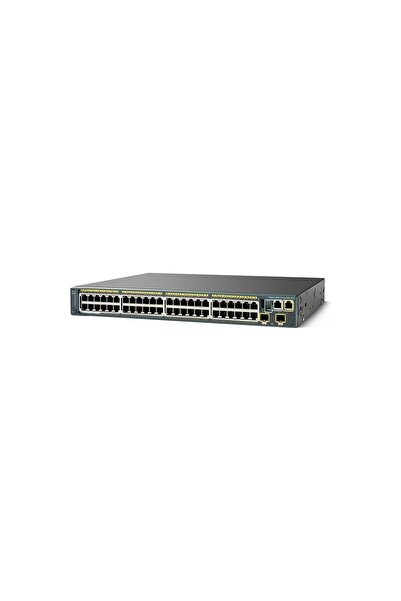 KYNC Cisco Catalyst 2960 Plus WS-C2960-24PC-L Series SI 48 Port PoE Switch RE...