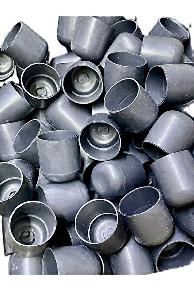 canh 10 Adet Sandalye Profil Masa Ayağı Papucu Yuvarlak Plastik Tıpa Çap 3.5 cm