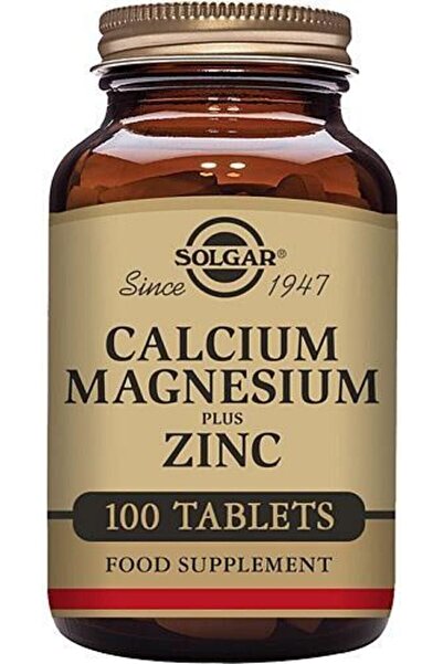 Solgar Calcium Magnesium Plus Zinc 100 Tablets