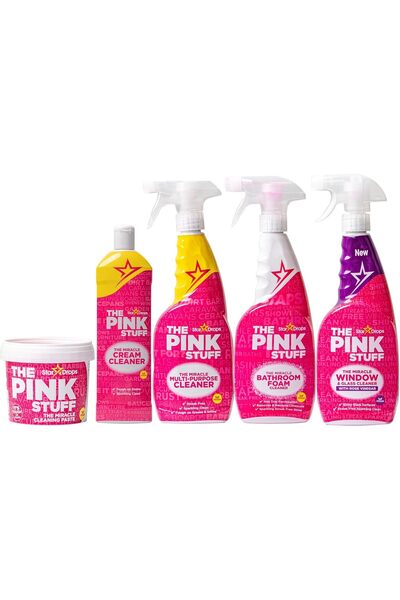 Stardrops معجون التنظيف المعجزة ذا بينك ستاف - مجموعة منظف متعددة الأغراض