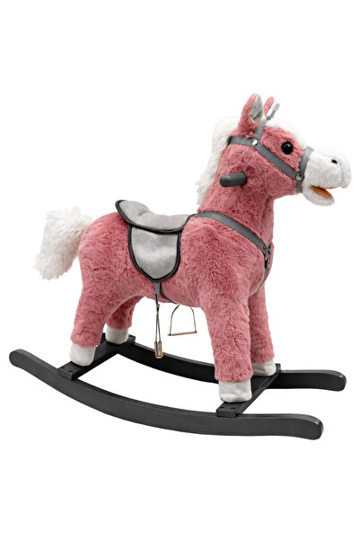 Three top online Balansoar pentru șa cu picioare, sunete roz, 74 cm