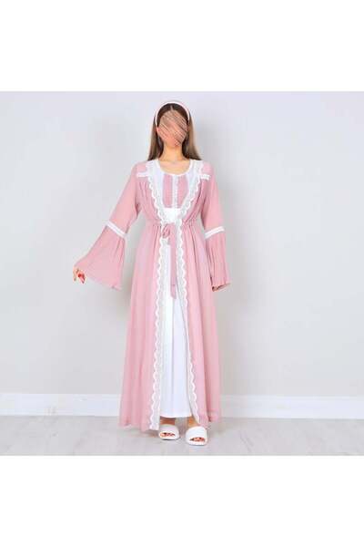 Generic Nursing and baby shower robe - 2 pieces - pink