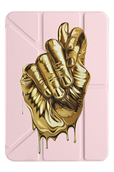 Cekuonline iPad Pro 10.5 (7.Nesil) Çipli Kılıf Uyku Modlu Kalem Bölmeli Tri F...