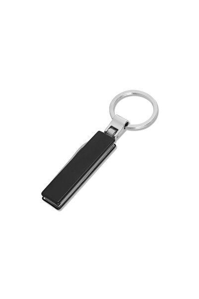 SEDEF SİLVER Mini Fonksiyonel Anahtarlık Çakı - 3'ü 1 Arada Paslanmaz Çelik - Bıçak, Açacak, Tornavida