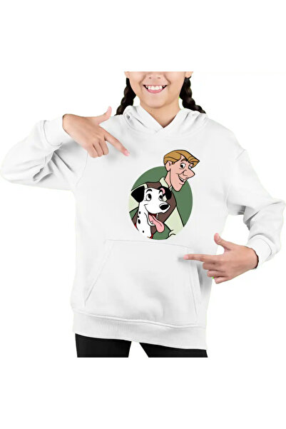OEM Children's Sweatshirt Girls 101 Dalmatians Roger Pongo Dalmatian Dog