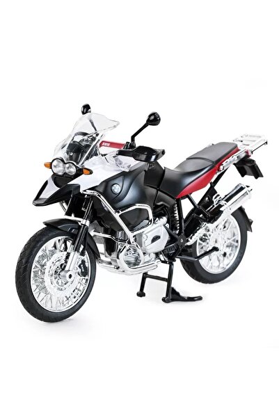 Rastar Motocicletă BMW RS1200 GS din metal alb, scară 1-9