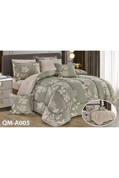 Moon مفرش صييفي قطني راقي نفر ونص 5 قطع