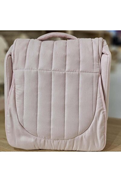 Generic شنطة مفرش متنقل للمواليد زهري