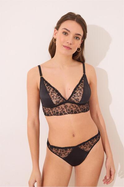 Perspective Women Secret Black Lace Detailed Panties