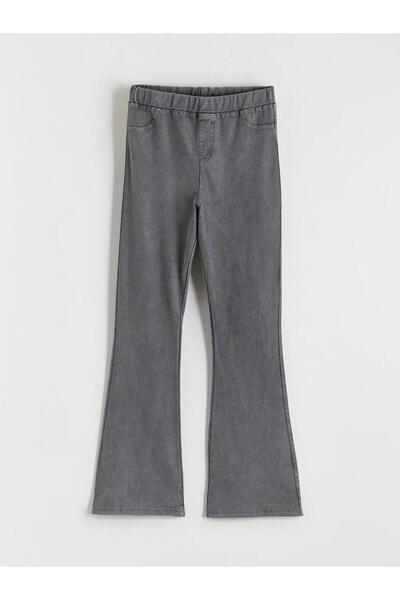 LC Waikiki LCW Παιδικό Κοριτσίστικο Ισπανικό Κολάν με φαρδιά μπατζάκια