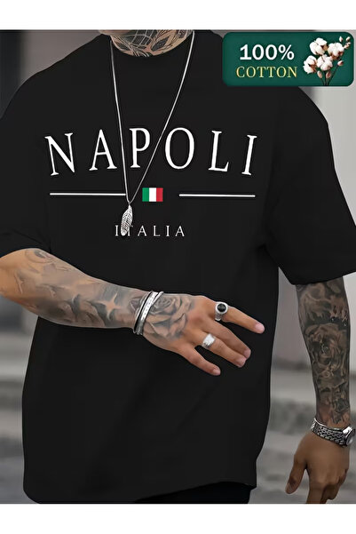 CLASSY.MODA Premium Black Cotton T-Shirt