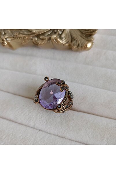 LENTE AKSESUAR خاتم نسائي أصلي قابل للتعديل مصنوع من النحاس النقي بنسبة 100% ...