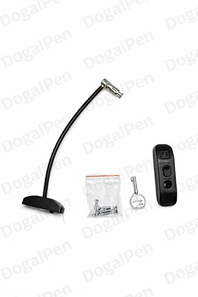 Kidmix DoğalPen Pencere Pimapen Kilidi Halatlı Anahtarlı Emniyet Güvenlik Siy...