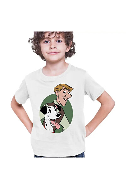 OEM Tricou Copii Baieti 101 Dalmatieni Roger Pongo Catel Dalmatian