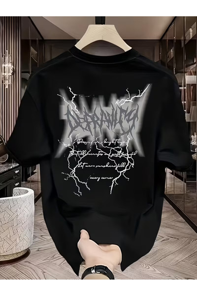 valeriae تي شيرت بيلانوفا من القطن الأسود الفاخر