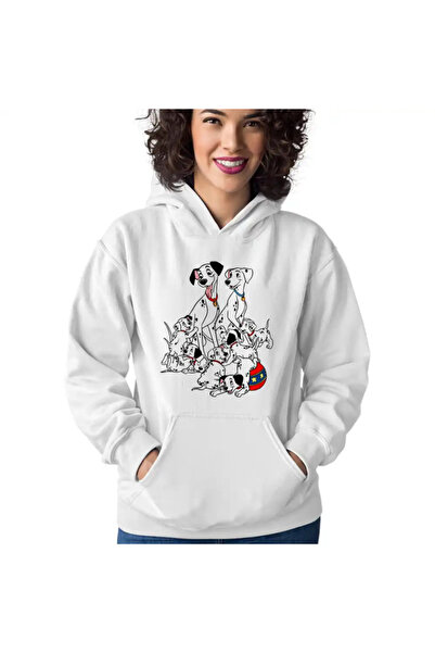 OEM Women's Sweatshirt 101 Dalmatians Pongo Perdita Plays Puppies