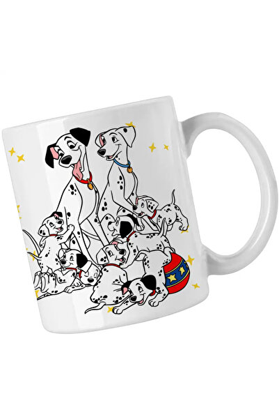 OEM 101 Dalmatians Mug Pongo Perdita Plays Puppies