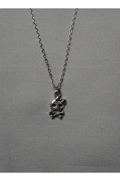 NO BRAND Y2k monster high gotik kurukafa kolye