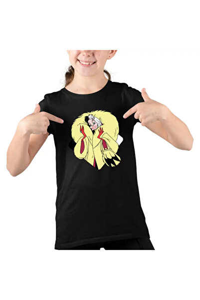 OEM Tricou Copii Fete 101 Dalmatieni Cruella Devil