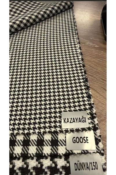 MODELİSA Poliviskon ekose kazayağı kumaş