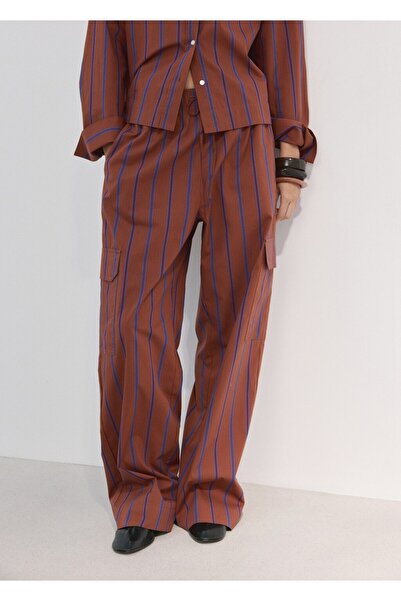 MANGO Woman Yanı cepli kargo pantolon