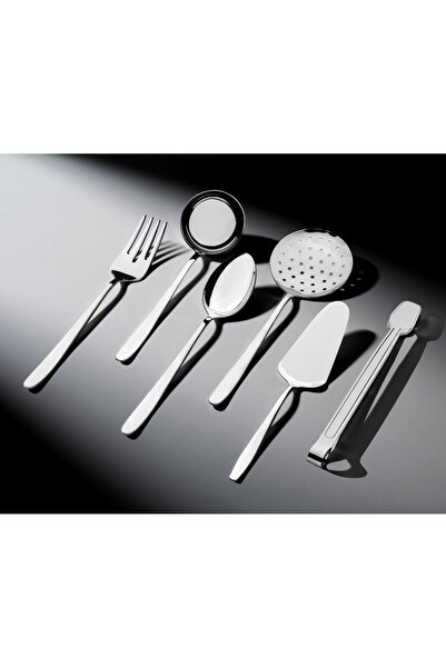 ozbience Stylish and Convenient 6-Piece Serving Set, Stainless Steel Design