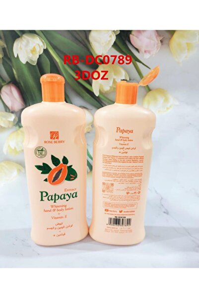 ROSE BERRYY Popaya Rose Berry Body Whitening Lotion + Vitamin E