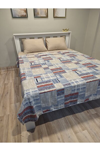 SERENART HOME Double Person Pique Set Colorful Square