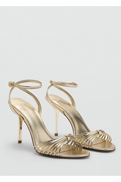 MANGO Woman Bantlı topuklu sandalet