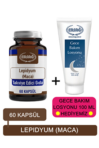 Ersağ Lepidyum (Maca) Gıda Takviyesi -(Gece Bakım Losyonu Hediyemiz) 2006 - 21