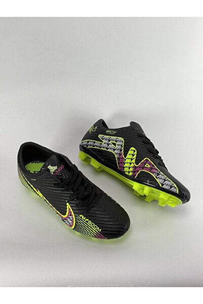 YAŞARYILDIZ AYAKKABI 1963 TEN BERİ Black Lace-Up Men's Crampon Shoes