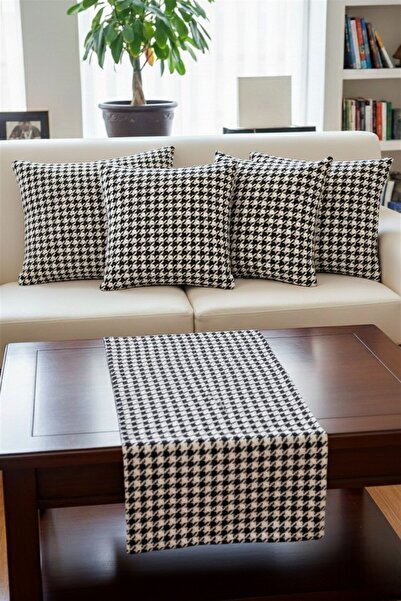 Soyoe 4-Piece Throw Pillow Cover 1 Runner Set Special Design Punchable Soft T...