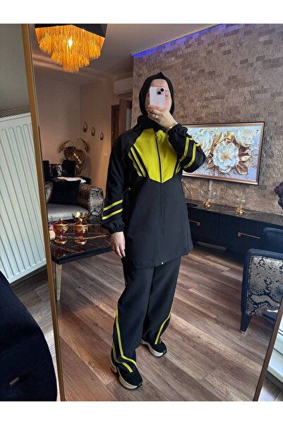 Wovi Moda Women's Tracksuit Set Hijab Bottom - Top Set