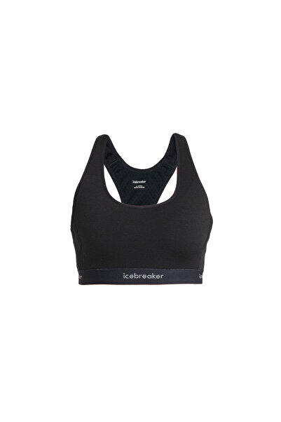 Icebreaker Bustiera Femei W Mer 125 Zoneknit Racerback Bra Black