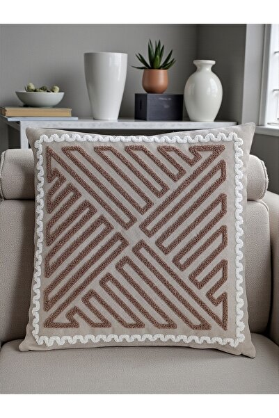 Home غطاء وسادة مطرز |   غطاء وسادة على الطراز البوهيمي |   43x43 سم