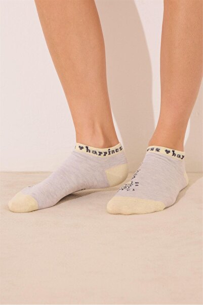 Perspective مجموعة جوارب قصيرة مكونة من 3 قطع مطبوعة بطبعة سنوبي متعددة الألو...