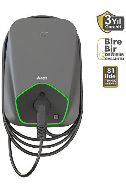 HERA ChargePack® BC31C Personal 22kW Tip2 Kablolu Elektrikli Araç Şarj Ünitesi