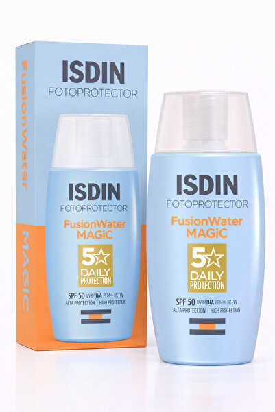 ISDIN Fotoprotector Fusion Water Magic Hypoallergenic Facial Sunscreen SPF50 ...