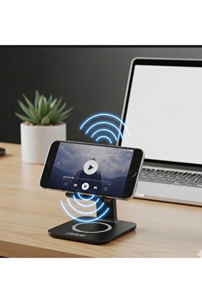 Mobil Smart Sensor Magic Speaker - 360° Dönebilen Manyetik İndüksiyonlu Telef...