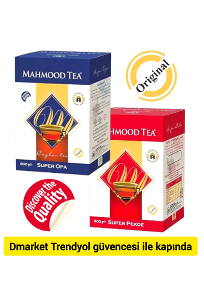 Mahmood Tea Super Opa and Super Pekoe Pure Ceylon Imported Black Tea 800 Gr X...