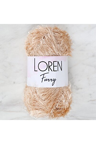 Twin Store Furry Beige Hand Knitting Yarn - Rf100