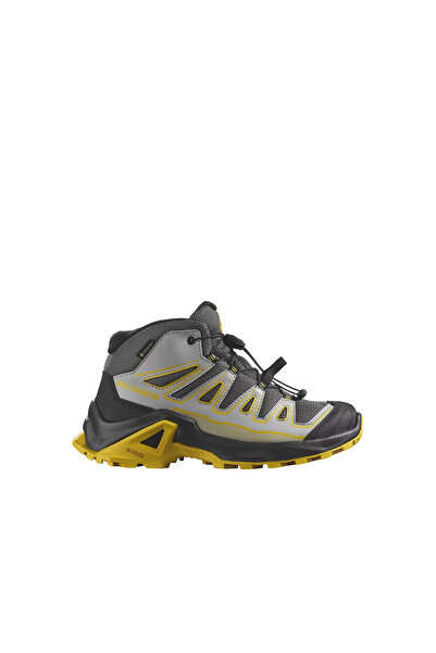 Salomon Ghete Copii X Ultra Mid Gtx Castlerock-Black-Spicy Mustard