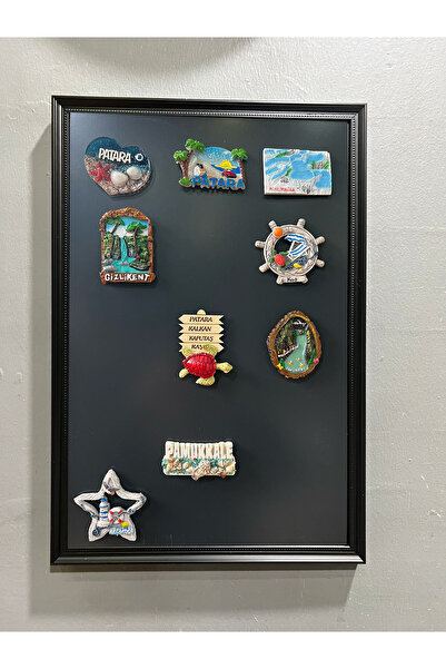YILDIZ TABLO Mıknatıslı Magnet Pano 53 x 36 cm Dekoratif Metal Magnet Panosu ...