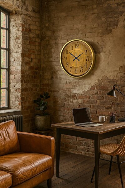 Nemere 52 cm Antique Metal Retro Wall Clock Nemerehome