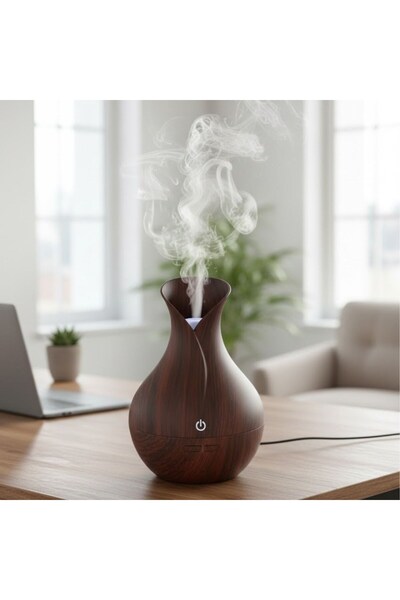 Greathings جهاز ترطيب الهواء بلون أكاسيا من داملا – جهاز بخار بارد بالموجات ف...