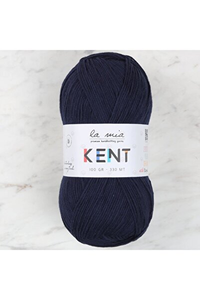 Twin Store حبل محبوك يدويًا باللون الأزرق الداكن من La Mia Kent - L005