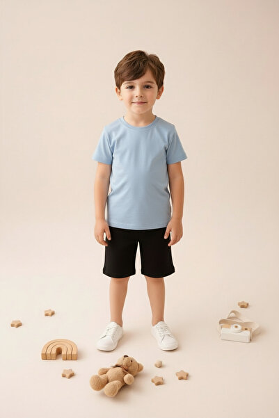 Mügerella Boy's 100% Cotton T-Shirt/Tshirt and Boy's Shorts Set Together