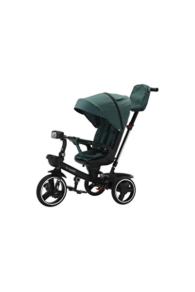 L-Sun Tricicletă reversibilă, poziție de somn, roată de cauciuc, cu lumini și...