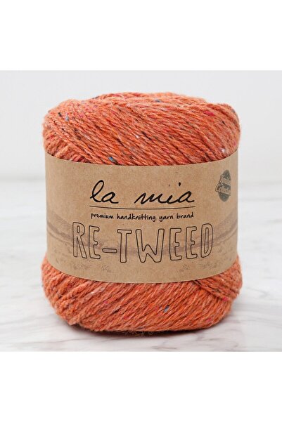 Leyaton خيط الحياكة اليدوي من لا ميا ريتويد باللون البرتقالي - L144 LWLHM-YTR...