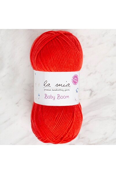 Leyaton خيط الحياكة اليدوي الأحمر من لا ميا بيبي بوم - 1170 - 34108 LWLHM-YTR...